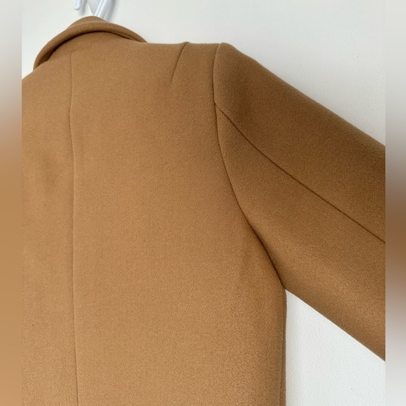 Tan Forever 21 Longline Coat with pockets. Size small. - Picture 7 of 8